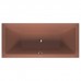 Duravit Vitrium Ванна встраиваемая 180x80cм, с ножками, с2 наклонами для спины, прямоугольная, цвет: матовая корица. 700426HC