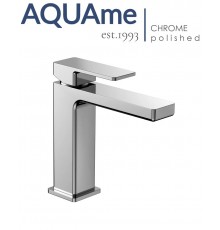 Смеситель для раковины AQUAme Savona 125 полированный хром AQM6810CR