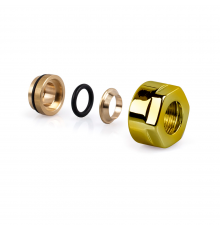 Фитинг SR Rubinetterie для медной трубы, герметичный O-Ring Золото 0381-1900D0E0