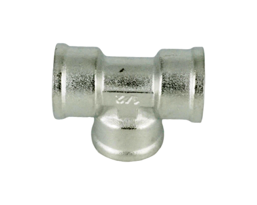 Тройник, ELSEN, TIN латунь, ВВВ, 1/2, 1/2, 1/2, равнопроходной, CN