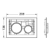 TECEloop Клавиши смыва, антибактериальные, белые. 9240664