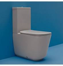 Kerasan Tribeca Унитаз моноблок 60х35см, c креплением WB5N, цвет: Grigio matt. 750990 Geberit,  511759,  378159