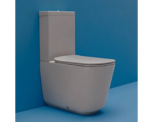 Kerasan Tribeca Унитаз моноблок 60х35см, c креплением WB5N, цвет: Grigio matt. 750990 Geberit, 511759, 378159 Kerasan Tribeca Унитаз моноблок 60х35см, c креплением WB5N, цвет: Grigio matt. 750990 Geberit, 511759, 378159