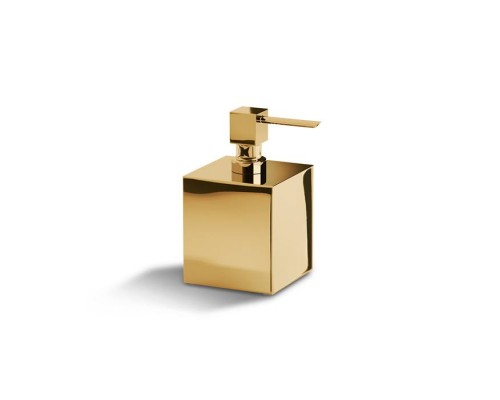 Decor Walther Cube DW 475 Дозатор для мыла, настольный, цвет: золото. 0825020
