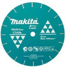 Диск алмазный Makita сегментированный по металлу 355x25,4 (для 2414NB)