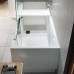 DURAVIT Shower + Bath Bathtub Ванна 170х75хh210.5см, прямоугольная с входной дверью и душевой шторкой, SX - левосторонняя, цвет: белый. 700403000000000, 791246000001000