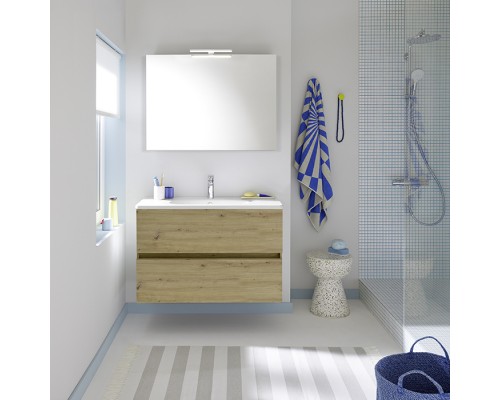 Burgbad Rocio Тумба 100см., подвесная, цвет: дуб/Urban. WYCX098F6227