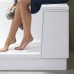 DURAVIT Shower + Bath Bathtub Ванна 170х75хh210.5см, прямоугольная с входной дверью и душевой шторкой, SX - левосторонняя, цвет: белый. 700403000000000, 791246000001000