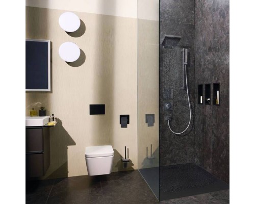 Hansgrohe EluPura Original Q Сиденье для унитаза, с микролифтом, с верхним креплением, цвет: белый. 60150450 Hansgrohe EluPura Original Q Сиденье для унитаза, с микролифтом, с верхним креплением, цвет: белый. 60150450