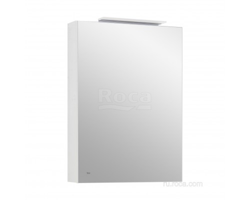 Roca A857644501 Oleta Шкаф зеркальный правый, 500х700х137 мм, LED светильник, Белый матовый A857644501