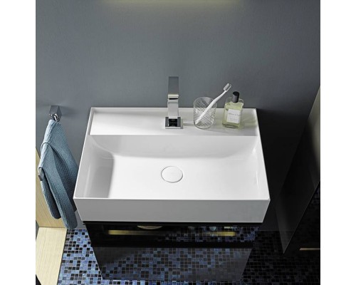 Burgbad Yumo Комплект подвесной мебели 66x47x64 см, со стеклянной вставкой, цвет: серый. SFKL067 F3194 C0001*1