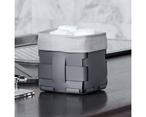 ADJ Мешок для корзины Mini Bottega 1013, 12x12xH13 см., цвет: Grigio. 1013C.00 ADJ Мешок для корзины Mini Bottega 1013, 12x12xH13 см., цвет: Grigio. 1013C.00
