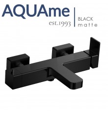 Смеситель для ванны AQUAme Savona матовый черный AQM6812MB