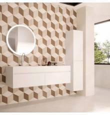 Oasis Eden Композиция №18 Комплект мебели подвесная 71х52.5см., цвет: белый матовый/хром.