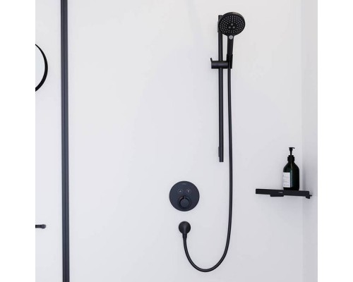 Hansgrohe AddStoris Угловая корзинка, цвет: черный матовый. 41741670 Hansgrohe AddStoris Угловая корзинка, цвет: черный матовый. 41741670