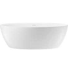 Акриловая ванна Wellsee Grand Prix 185x90 см, отдельностоящая, белая, овальная, на ножках, со сливом-переливом, с донным клапаном, фурнитура черная