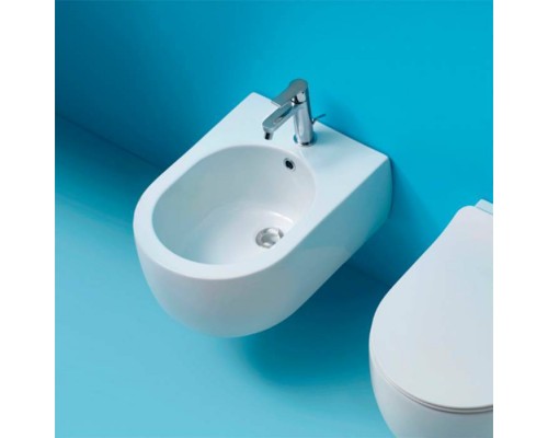 Kerasan Flo биде подвесное 50х36см, с 1отв под смеситель, цвет: белый. 312501*1 Kerasan Flo биде подвесное 50х36см, с 1отв под смеситель, цвет: белый. 312501*1