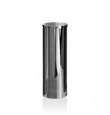 Decor Walther DW 1024 Корзина для бумаги 20xh60см, с крышкой, напольная, цвет: сталь матовая. 0611276