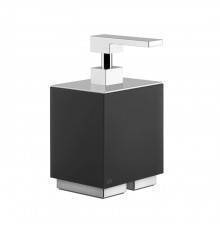 Gessi Rettangolo Дозатор для жидкого мыла настольный, цвет: хром/черный. 20838#031