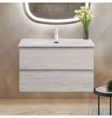 Тумба с раковиной Cezares Molveno 80, legno bianco
