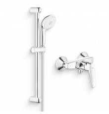 Душевой комплект Смеситель для душа Grohe BauFlow 23632000 + Гарнитур Tempesta New 27795001