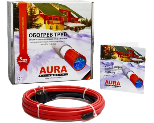 Греющий кабель Aura Technology FS 17-8 8 м, 136 Вт