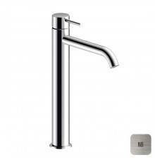 Almar Mixers Смеситель для раковины, высокий, 1 отв., без донного клапана, цвет: никель брашированный. E214002.NB