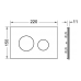 TECEloop modular Лицевая панель стекло, цвет: кофейный. 9240678
