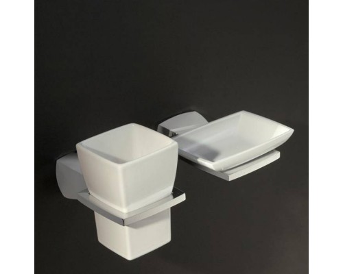 Bertocci Grace Держатель для стакана, мыльницы, дозатора для мыла, подвесной, цвет: хром. 142 7702 0000 Bertocci Grace Держатель для стакана, мыльницы, дозатора для мыла, подвесной, цвет: хром. 142 7702 0000