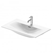 Duravit Happy D.2 Plus Раковина подвесная, 83х49см., с 2 отв., выпуск с керамической крышкой, цвет: белый. 2344830030