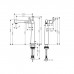 Hansgrohe Talis S, Смеситель для раковины, с донным клапаном, Цвета: хром. 72115000