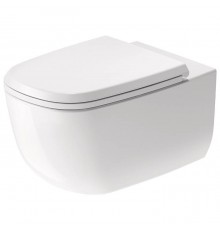 Duravit Aurena Унитаз подвесной 36.5x57см, безободковый, с креплением, цвет: белый глянец. 259809AA00