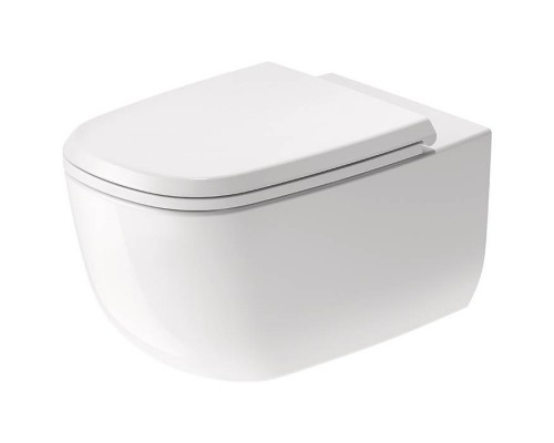 Duravit Aurena Унитаз подвесной 36.5x57см, безободковый, с креплением, цвет: белый глянец. 259809AA00