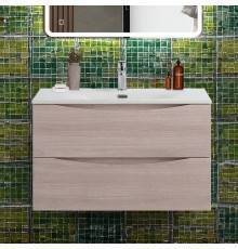 Тумба под раковину BelBagno Marino-cer-n 80 подвесная, rovere grigio