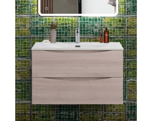Тумба под раковину BelBagno Marino-cer-n 80 подвесная, rovere grigio