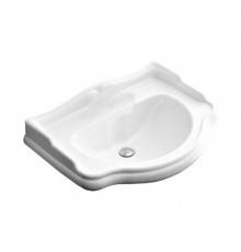 Kerasan Retro 69 Раковина 69х52 см, без отв., цвет: белый. 104601*0