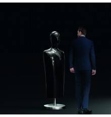 Kerasan Artwork Cтатуэтка декоративная Adam, напольная, цвет: черный глянцевый. 4720K2