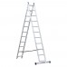 Лестница двухсекционная универсальная 10 ступеней AL210