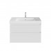 Kerama Marazzi Cubo Тумба подвесная 80см, с ящиками, цвет: белая матовая. CUB.80.2\WHT.M