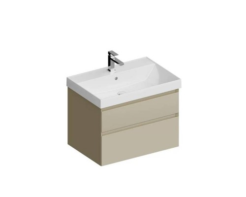 Kerama Marazzi Cubo Тумба подвесная 70см, с ящиками, с ящиками, цвет: лимо матовая. CUB.70.2\LIM