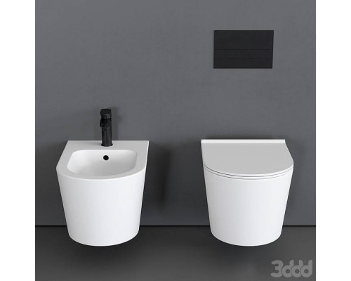 Alice Form Биде подвесное 50х35см., цвет: белый глянцевый. 22310101