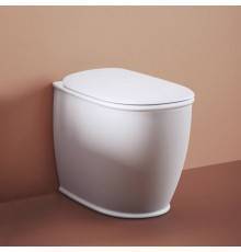Artceram Atelier Унитаз напольный, 52х37хh42см, безободковый, слив универсальный, с крепежом, цвет: белый. ATV002 01 00