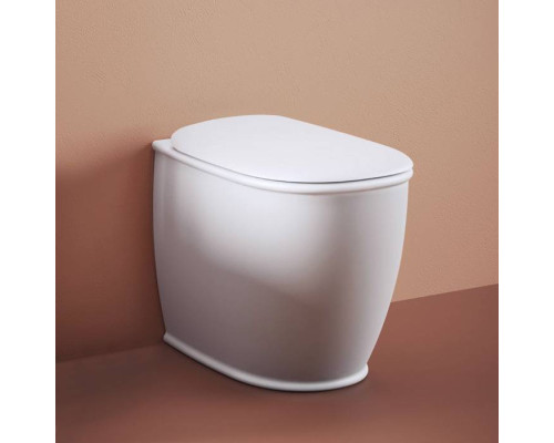 Artceram Atelier Унитаз напольный, 52х37хh42см, безободковый, слив универсальный, с крепежом, цвет: белый. ATV002 01 00