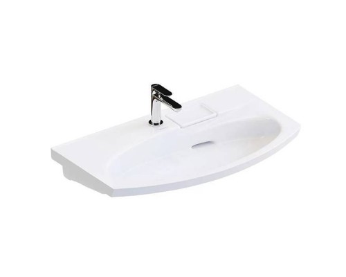 Kerama Marazzi Riva Раковина 80х47.5х15см., накладная, мебельная, с крепежом, 1 отв., с переливом, цвет: белый глянцевый Kerama Marazzi Riva Раковина 80х47.5х15см., накладная, мебельная, с крепежом, 1 отв., с переливом, цвет: белый глянцевый