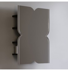 DevonDevon Papillon cabinet Зеркало шкаф 55xh80x14cм, с деревянными полкам. PAPILLON.CAB