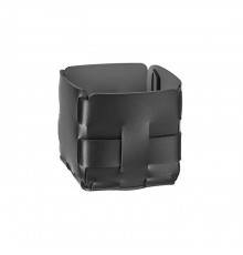ADJ Корзинка Mini Bottega, 12x12xH13 см., цвет: черный/серый. 1013.01/03