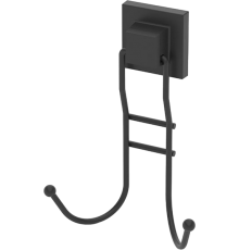 Крючок Tekno-tel EasyFIX EF236B двойной, черный