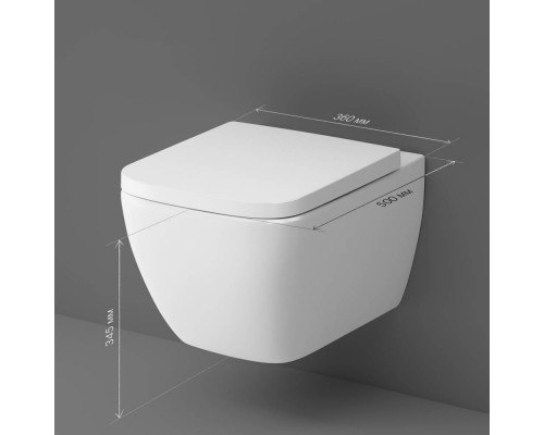 C901701SC Унитаз подвесной FlashClean с сиденьем микролифт C901701SC Унитаз подвесной FlashClean с сиденьем микролифт