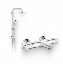 Душевой комплект Термостат Grohe Grohtherm 1000 New 34155003 для ванны с душем + Стойка New Tempesta Cosmopolitan 27394002