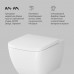 C901701SC Унитаз подвесной FlashClean с сиденьем микролифт
